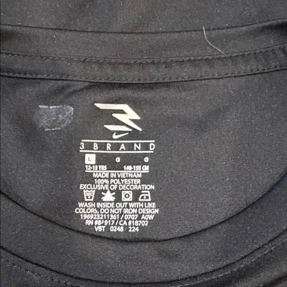 Nike tennis outfit black top pink skort size L - Picture 4 of 5